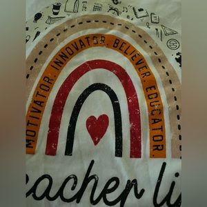 #TeacherLife woman plus t shirt